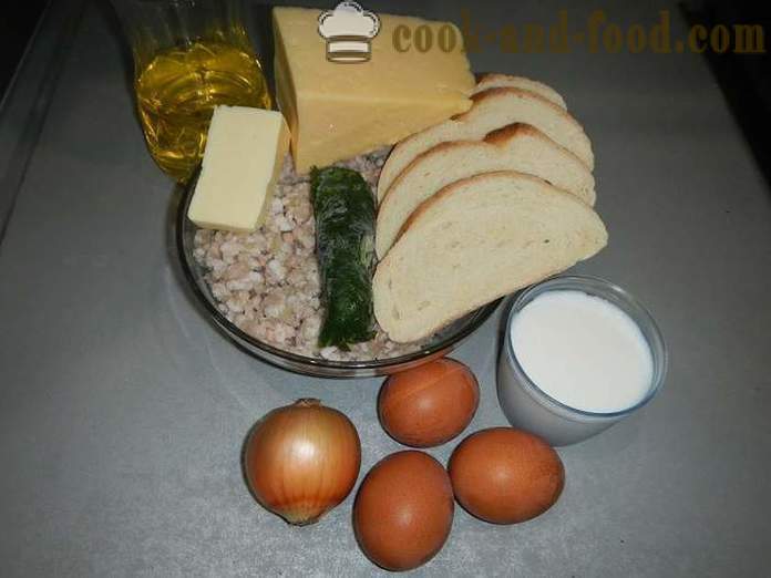 Pyszne pulpety faszerowane jajka i sera - jak gotować klopsiki z nadzieniem, krok po kroku przepis ze zdjęciem.