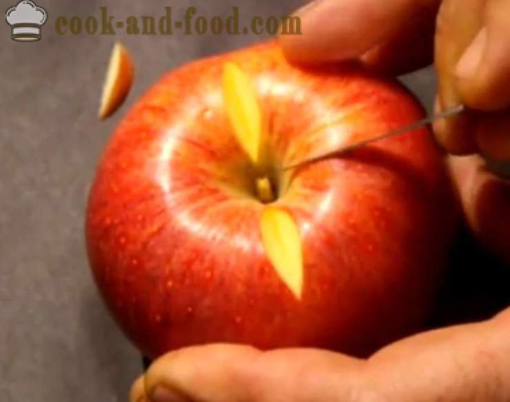Dekoracje owocowe do potraw, ciast, stołu czy też rzeźba z jabłkiem ze zdjęć, wideo