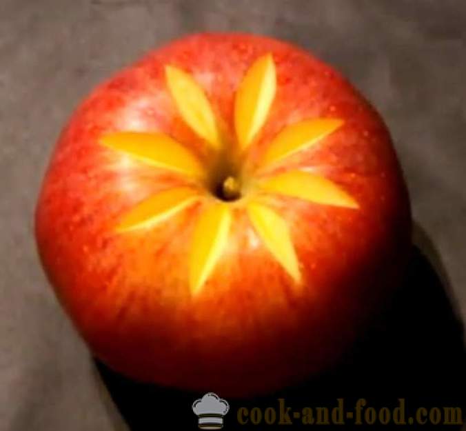 Dekoracje owocowe do potraw, ciast, stołu czy też rzeźba z jabłkiem ze zdjęć, wideo