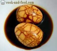 Jaja w chińskich lub „przerażające” przekąsek na Halloween przepis: „zgniłych jaj marmur”