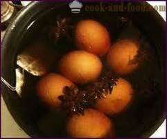 Jaja w chińskich lub „przerażające” przekąsek na Halloween przepis: „zgniłych jaj marmur”
