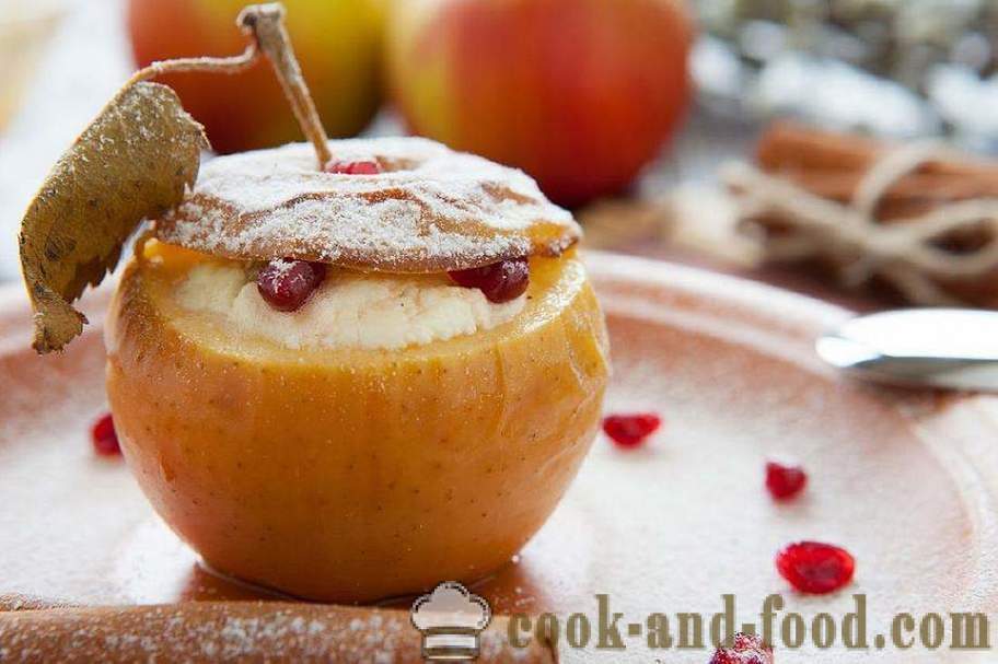 Jak gotować pieczone jabłka - recepty wideo w domu