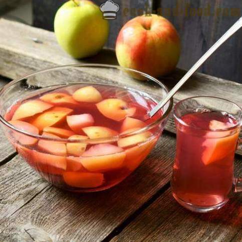 Przepis na kompot jabłkowy, truskawek i gruszek
