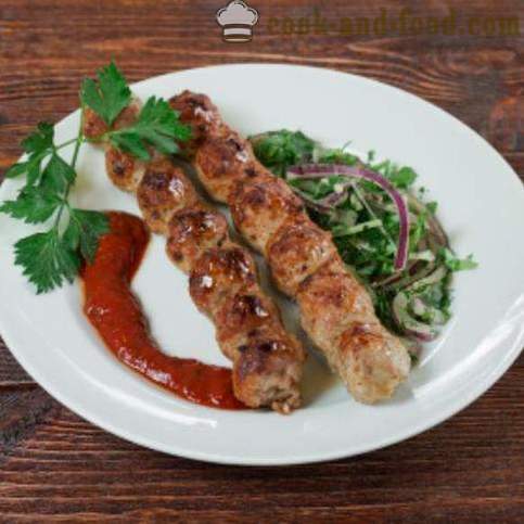 Kebab przepis w Kaukaska