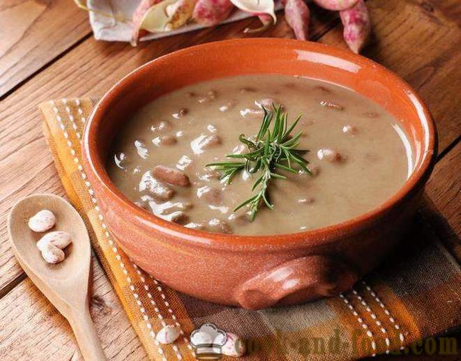 Receptura preparatu puree zupa fasolowa - wideo recepty w domu