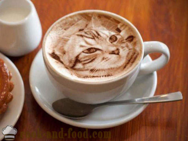 Rysunki na kawie: malowanie latte art
